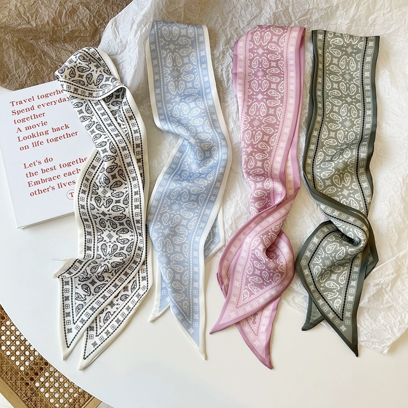 Set Series Silk Satin Scarf Wo - Silk Neck Scarf recension och pris