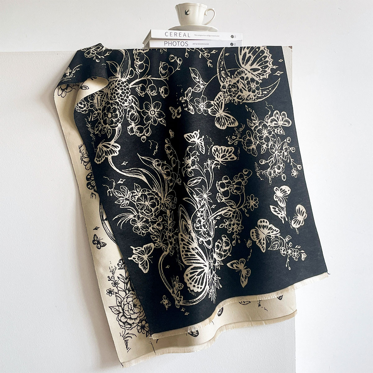 Imitation Cashmere Fringed Sca - Pashmina Wrap Large recension och pris