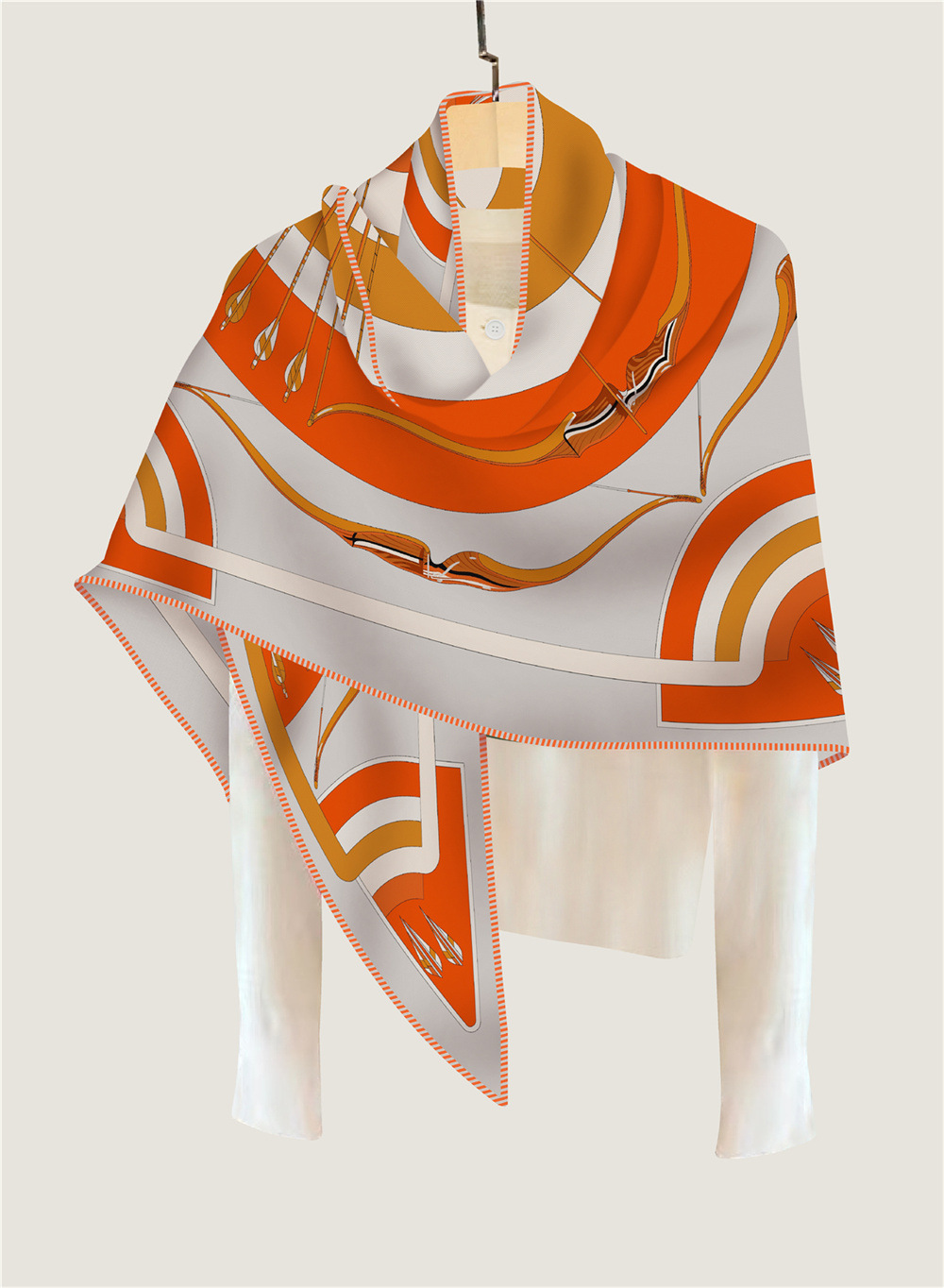 Triangle Cashmere Silk Scarf L - Pashmina Wrap Large recension och pris