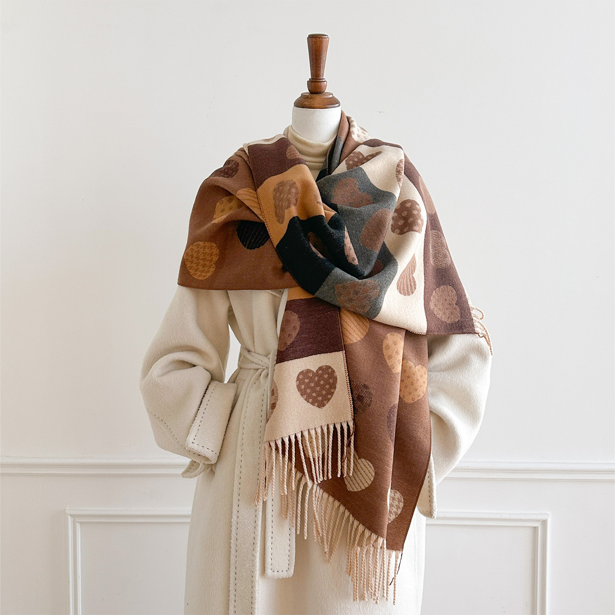 Women Imitation Cashmere Scarf - Pashmina Wrap Large recension och pris