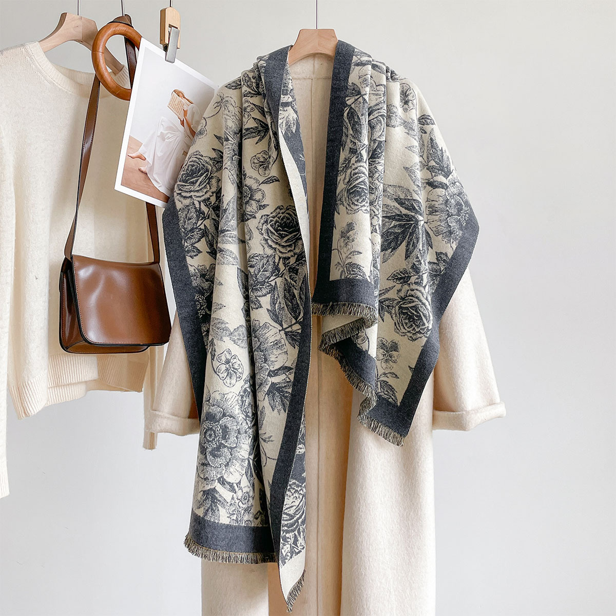 Imitation Cashmere Scarf Women - Pashmina Wrap Large recension och pris