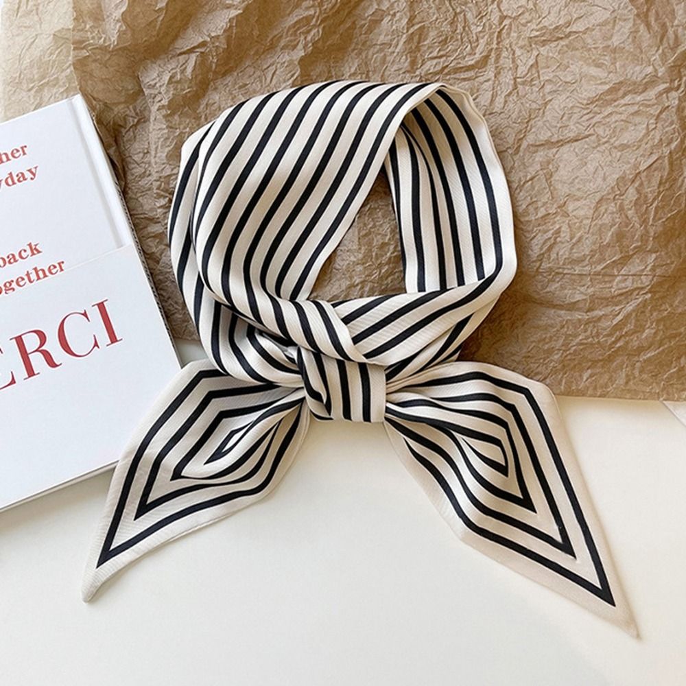 Neckerchief Tie Stripe Female  - Silk Tie Striped recension och pris