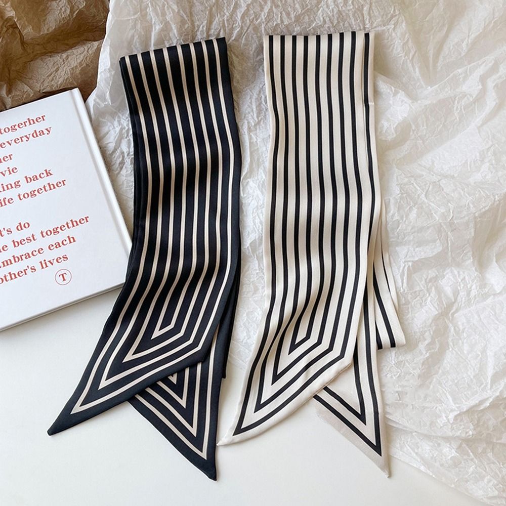 Neckerchief Tie Stripe Female  - Silk Tie Striped recension och pris